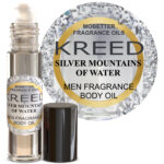 Our Impression of Kreed Silver Mountain Water for Men Body Oil 1/3 oz roll on Glass Bottle