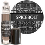 Spicebolt Perfume Fragrance Body Oil for Men