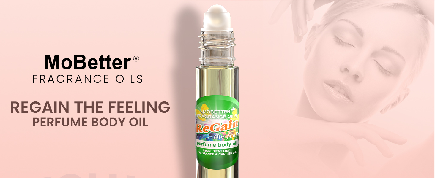 MOBETTER FRAGRANCE OILS Baby Powder Perfume Oil Roll-On for Women & Men  Long Lasting Alcohol-Free Body Oil with Sweet Powdery Scent  Travel Size, Soft Baby Powder Fragrance