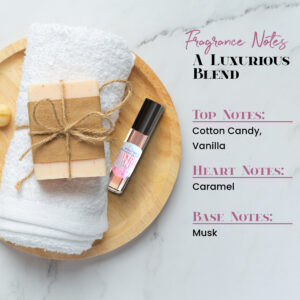 Cotton Candy Body Oil Perfume 10ml Roll On Bottle - Image 4