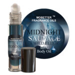 MOBETTER FRAGRANCE OILS Midnight Sauvage A Wild Elixir Men Cologne Body Oil 1/3 oz roll on, Notes: Nutmeg, Cinnamon, Cardamom and Grapefruitby, long lasting, travel size, Inspired by Sauvage Elixir