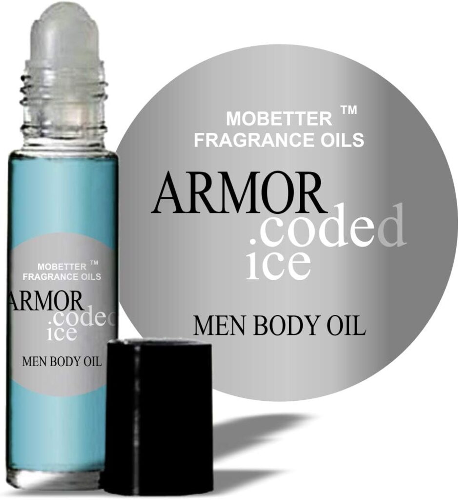Armor Coded Ice Cologne Fragrance Body Oil for Men by Mobetter Fragrance Oils