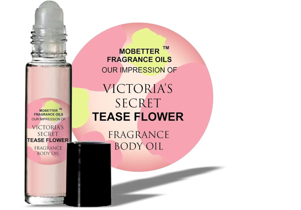 MOBETTER FRAGRANCE OILS' Our Impression of Tease Flower (W) Body Oil 1/3 oz roll on Glass Bottle