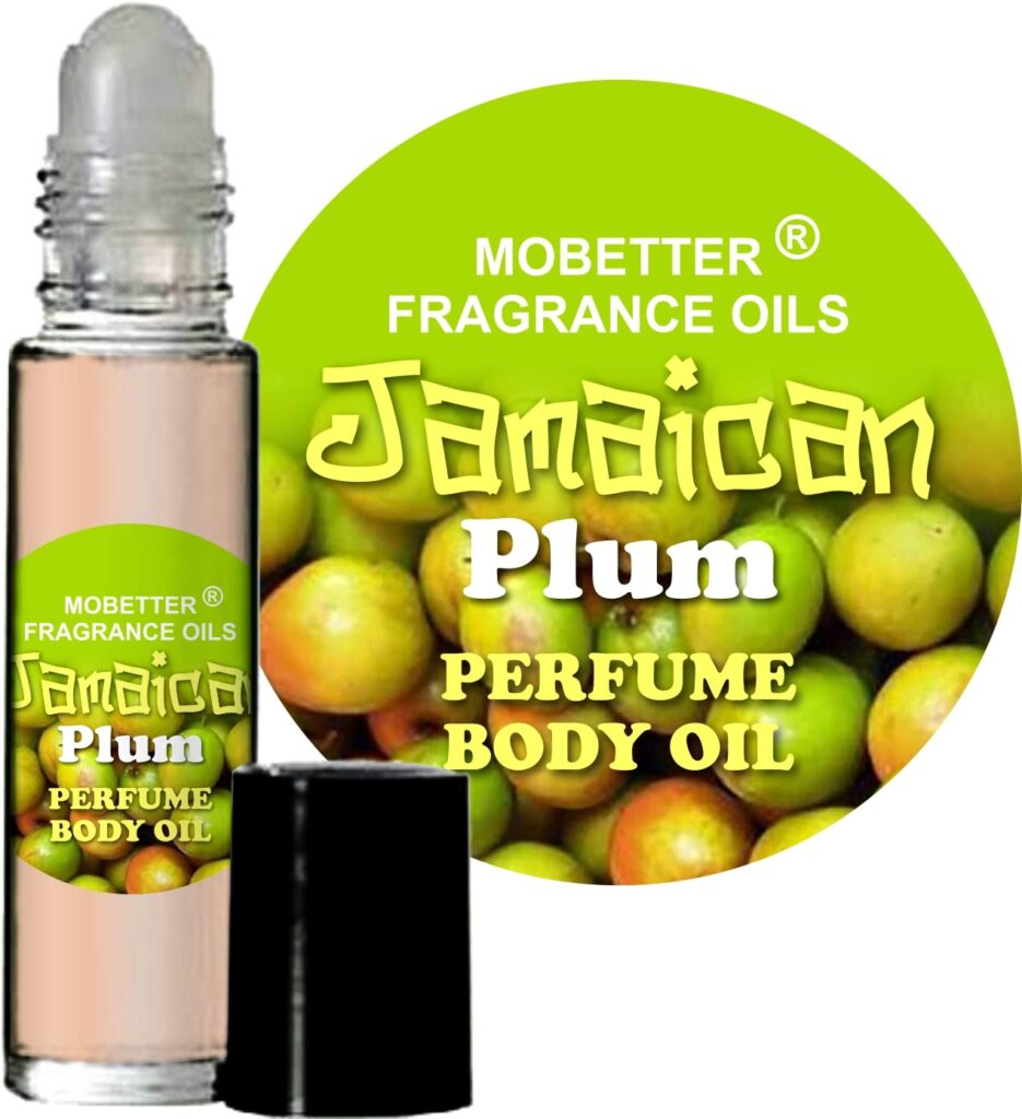MOBETTER FRAGRANCE OILS Jamaican Plum Perfume Body Oil 1/3 oz roll on Glass Bottle