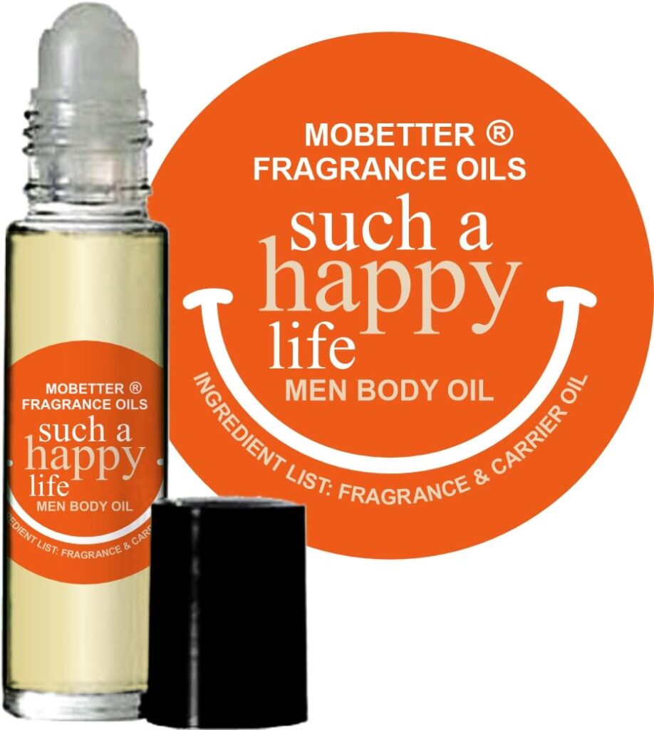 MOBETTER FRAGRANCE OILS Such a Happy Life Men Perfume Fragrance Body Oil