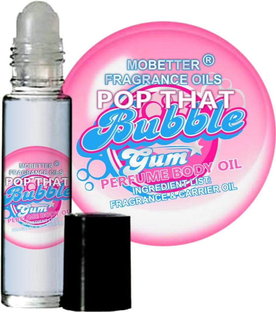 MOBETTER FRAGRANCE OILS Pop That Bubble Gum Perfume Body Oil 1/3 oz roll on Glass Bottle