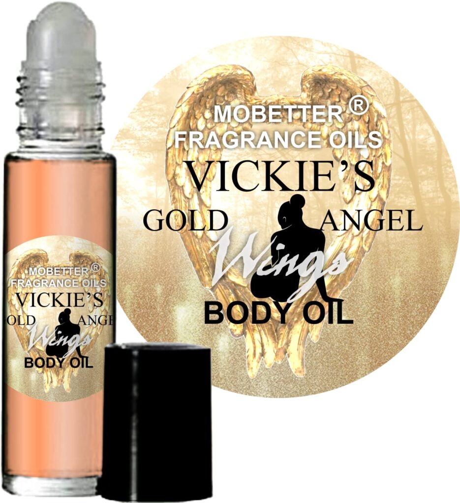 MOBETTER FRAGRANCE OILS Vickie's Gold Angel Wings Perfume Women Body Oil