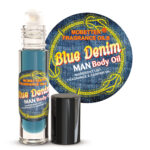 Blue Denim Man Body Oil