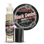 Black Denim Man Body Oil
