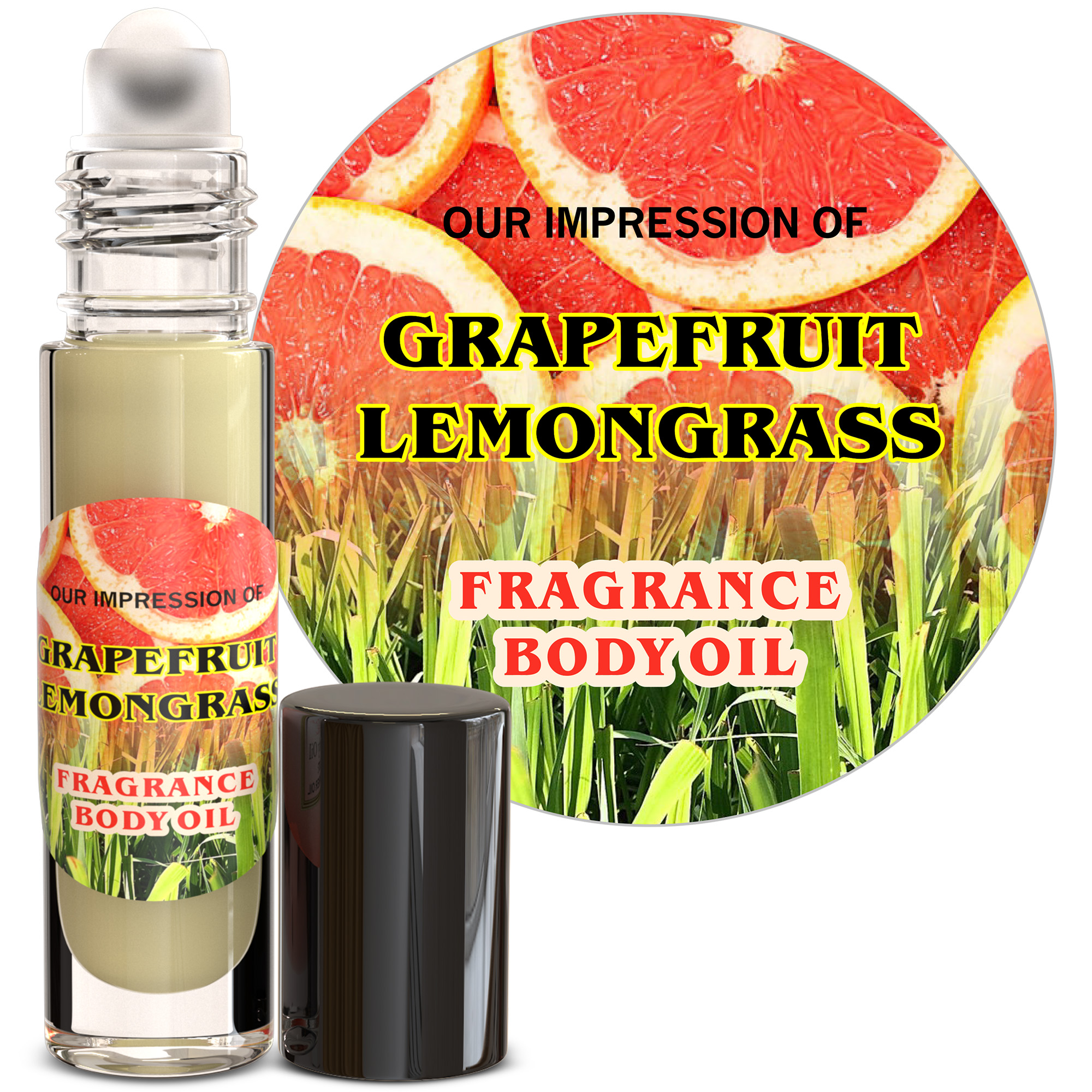 B07VNH2PW8.MAIN Impression of Grapefruit Lemongrass Perfume Cologne Fragrance Body Oil - Image 1