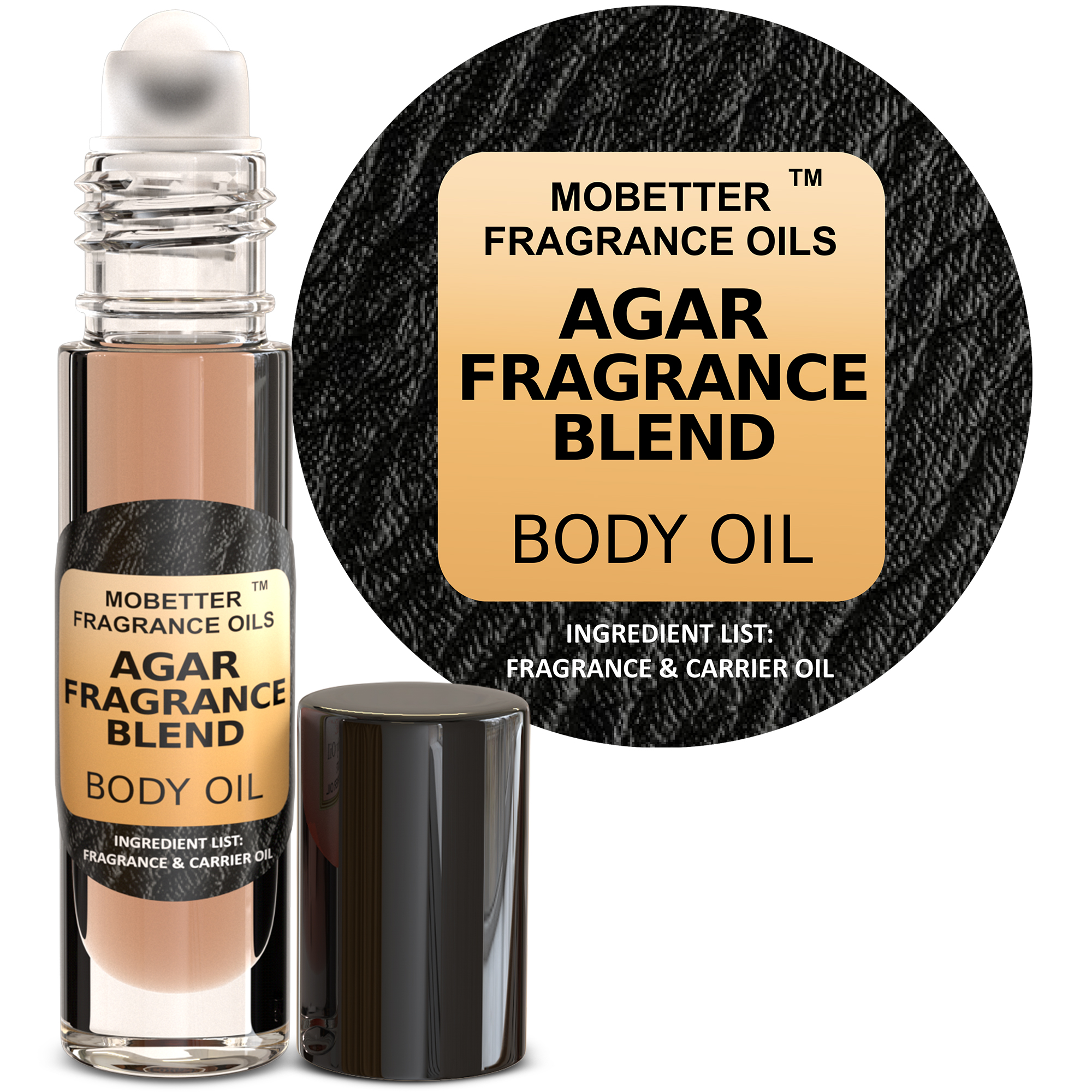 B08GZXN6T7.MAIN Agar Fragrance Blend Unisex Body Oil - Image 1