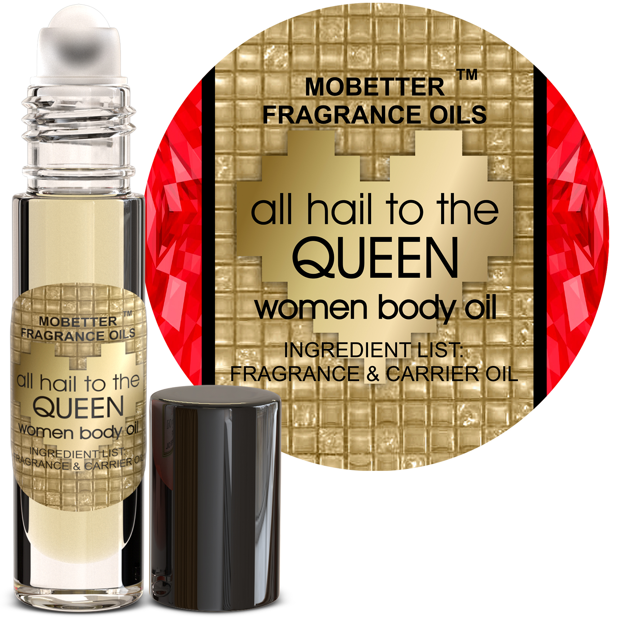 B096NHVRC2.MAIN All Hail to The Queen Women Perfume Body Oil - Image 1