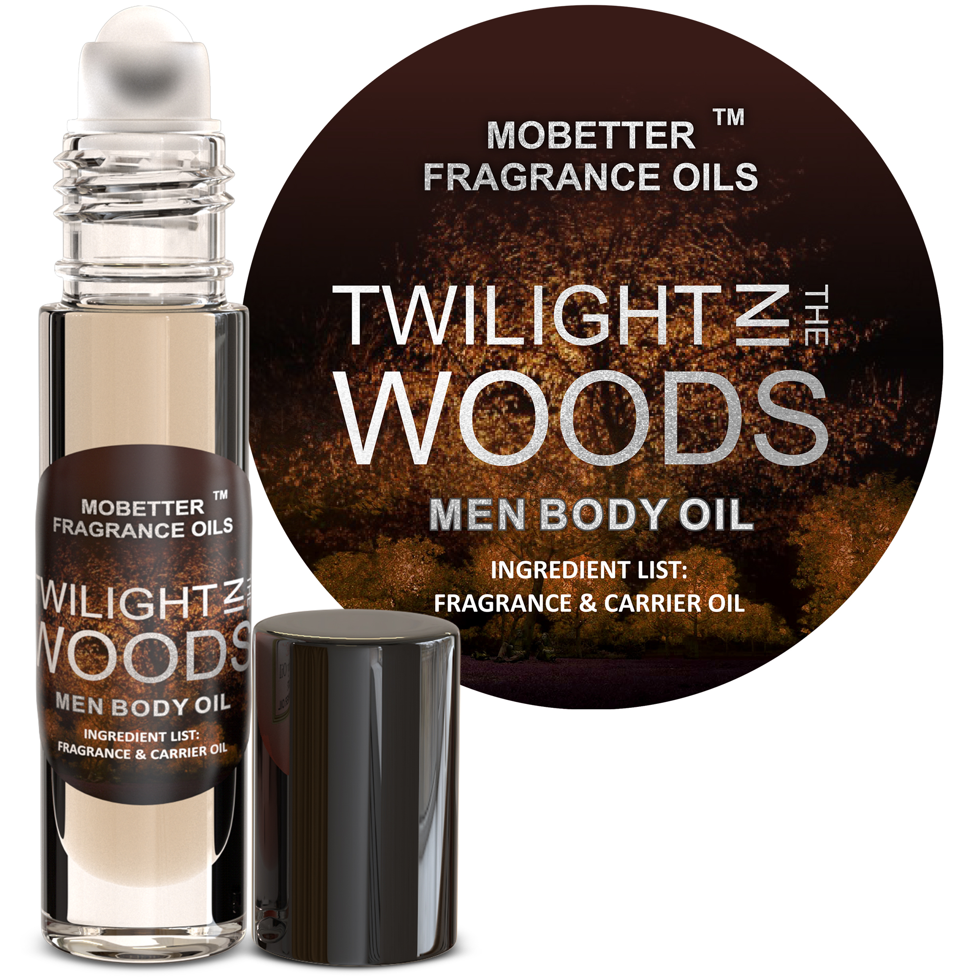 B09KQXDF66.MAIN Twilight In The Woods Men Cologne Body Oil - Image 1