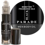 Black Parade Cologne Men Body Oil 1/3 oz roll on Glass Bottle