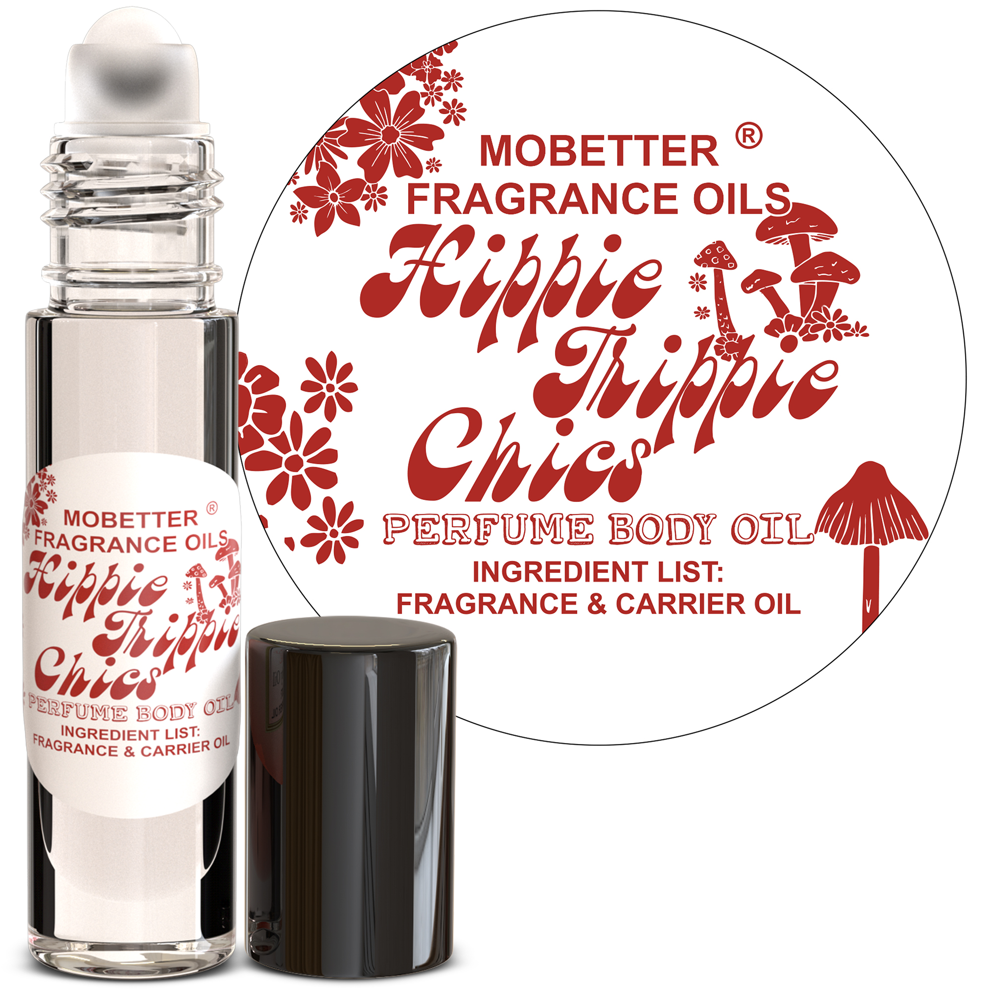 B0C278B9JD.MAIN Hippie Trippie Chics Perfume Fragrance Body Oil - Image 1