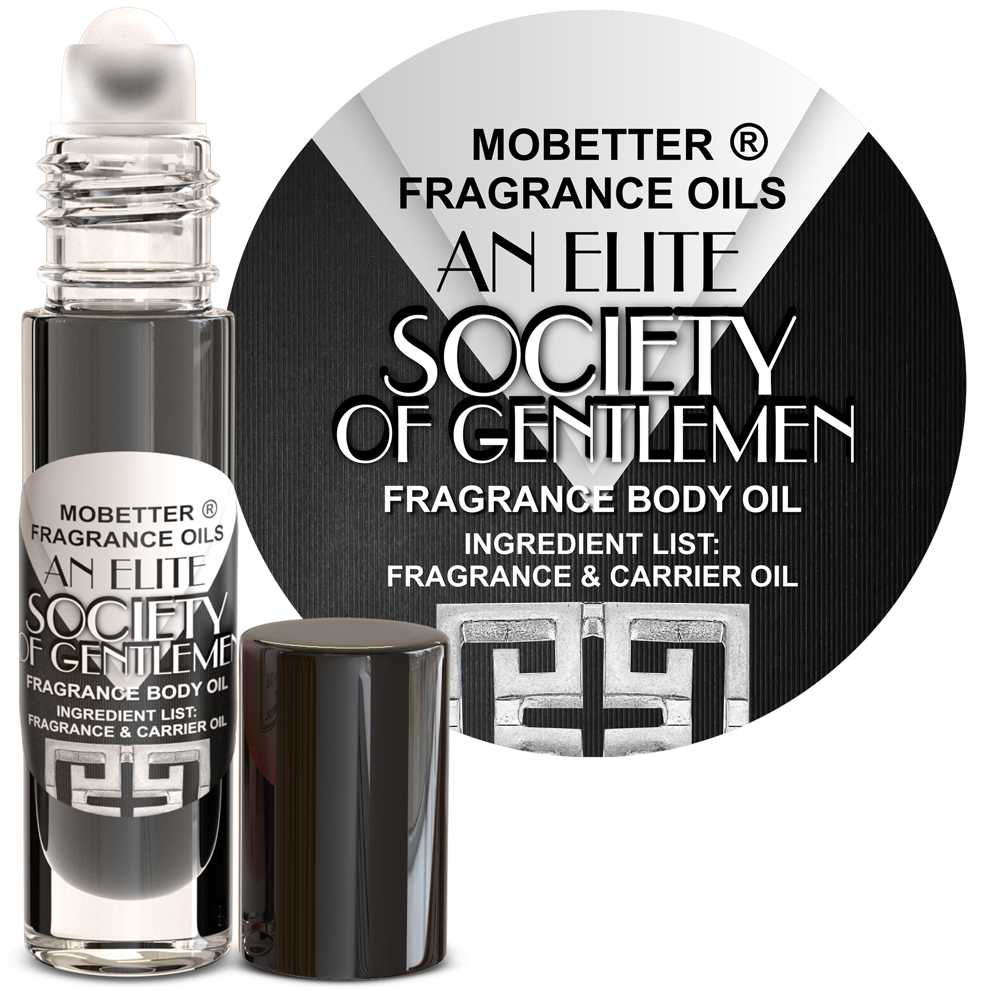 B0D94ZH29C.MAIN An Elite Society of Gentlemen Men Fragrance Body Oil - Image 1
