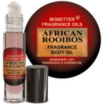 African Rooibos Fragrance Body Oil 0.33 Oz Roll On Glass Bottle
