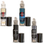 Men's Perfume Body Oil Bundle - Set of 4 Roll-On | Lunar Rossati, Luna Rossa Oceans, Black Parade, L'Homme Pradaz | Long Lasting, Travel Friendly, Alcohol-Free - Image 2