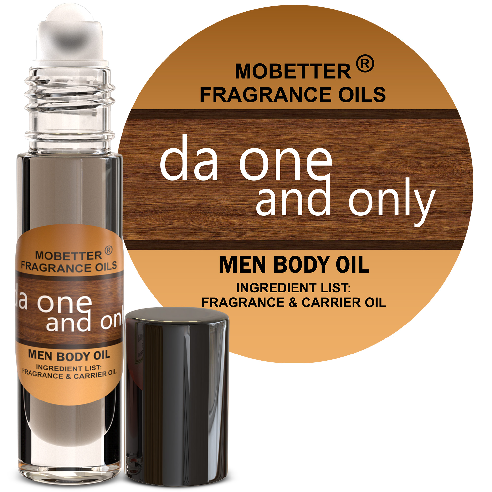 B0FFK3DXVL.MAIN Da One and Only Cologne Men Body Oil - Image 1