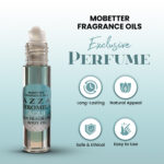 AZZA CHROMIUM AQUI Men Cologne Body Oil - Image 3