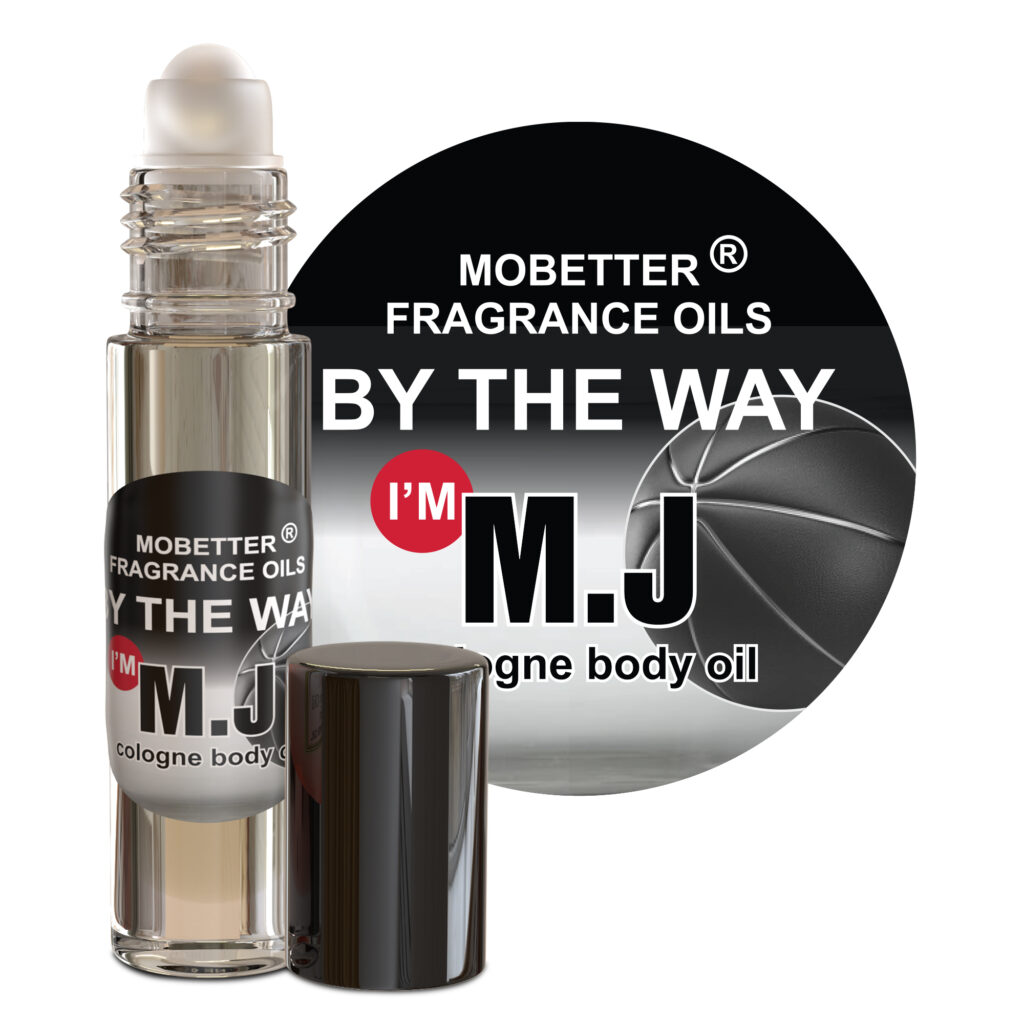 MOBETTER FRAGRANCE OILS By The Way I'm M.J Men Cologne Body Oil 1/3 oz roll on Glass Bottle