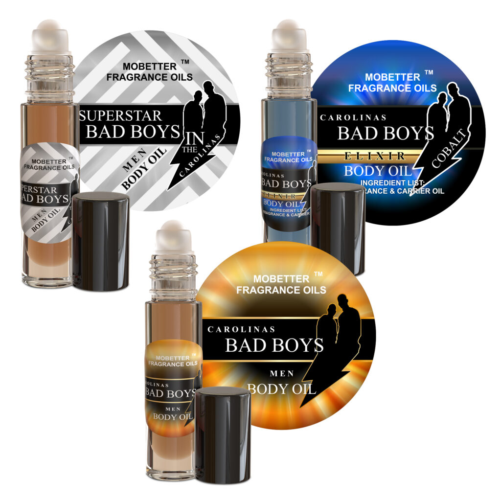 MOBETTER FRAGRANCE OILS Carolinas Bad Boys 3 Piece Set Cologne Men Fragrance Body Oil