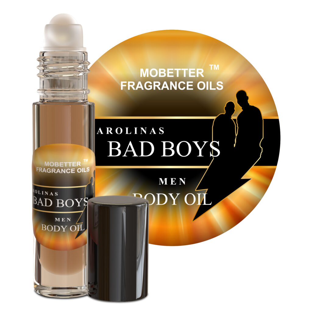 Carolinas Bad Boys Cologne Fragrance Body Oil for Men by Mobetter Fragrance Oils