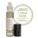 China Musk Perfume Body Oil 0.33 Oz Roll On Glass Bottle