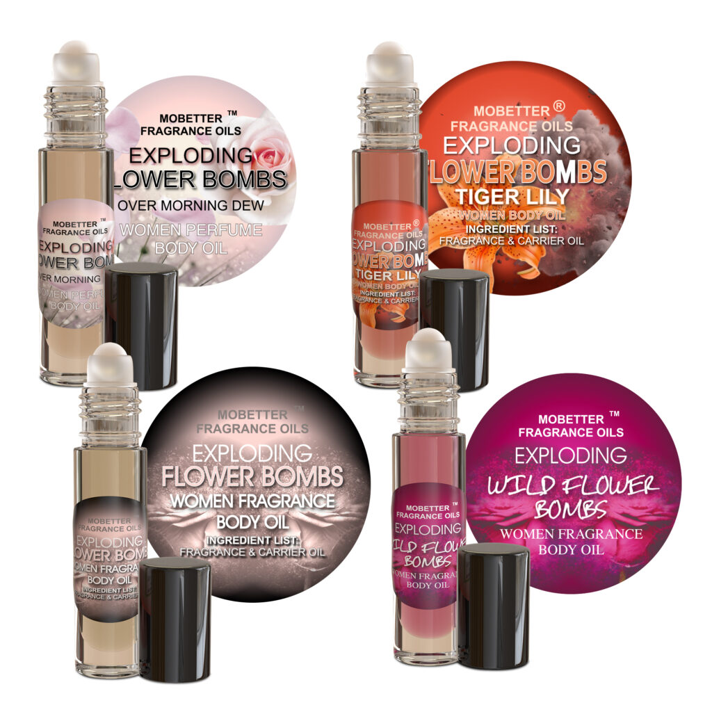 MOBETTER FRAGRANCE OILS Exploding Flower Bombs Set Women Perfume Body Oil