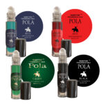 MOBETTER FRAGRANCE OILS Pola Men Cologne Body Oil Set 4 piece 1/3 oz roll on Glass Bottles