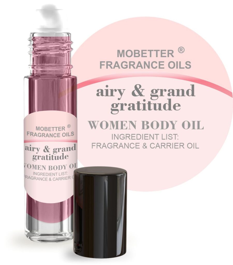 MOBETTER FRAGRANCE OILS Airy & Grand Gratitude Fragrance Body Oil for Women
