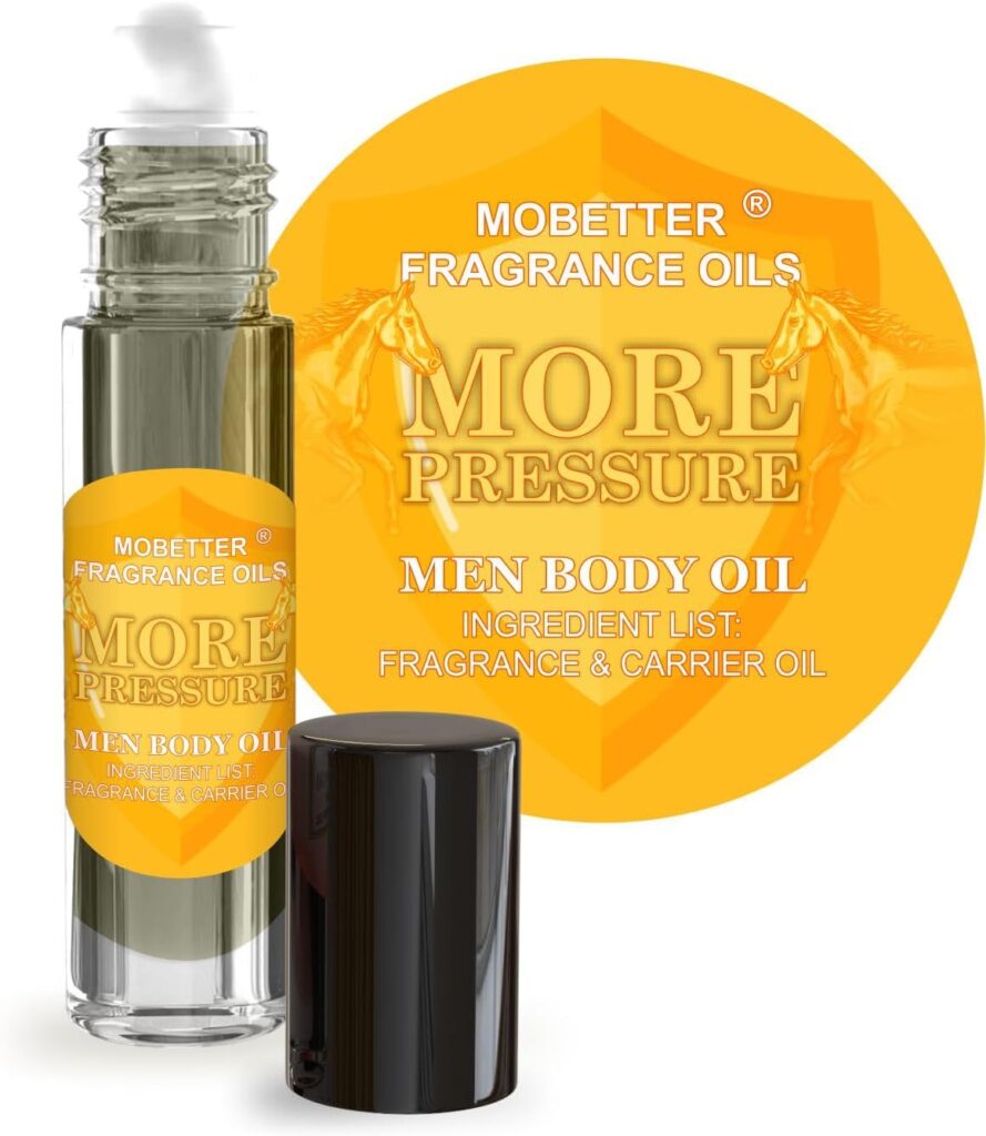 MOBETTER FRAGRANCE OILS More Pressure Fragrance Body Oil for Men
