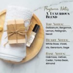 Flannel With Shades of Grey and White Rose Men Fragrance Body Oil - Image 5