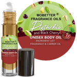 Pistachio and Black Cherry Fragrance Body Oil for Unisex