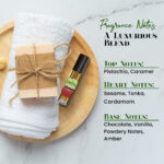 Pistachio and Black Cherry Fragrance Body Oil for Unisex - Image 4