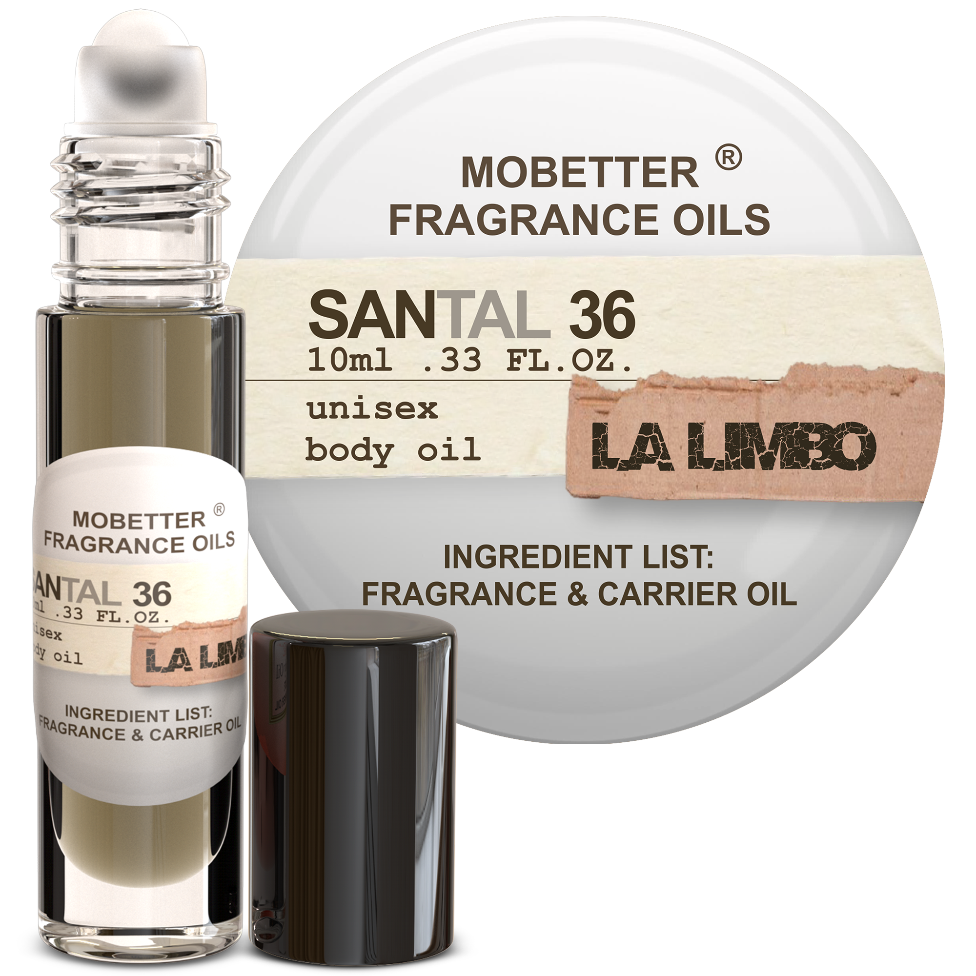 B0GYVZGTBV.MAIN La Limbo Santal 36 Fragrance Body Oil for Unisex - Image 1