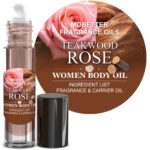 Teakwood Rose Fragrance Body Oil for Women