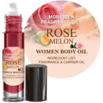 Rose Melon Fragrance Body Oil for Women