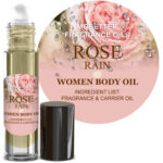 Rose Rain Fragrance Body Oil for Women