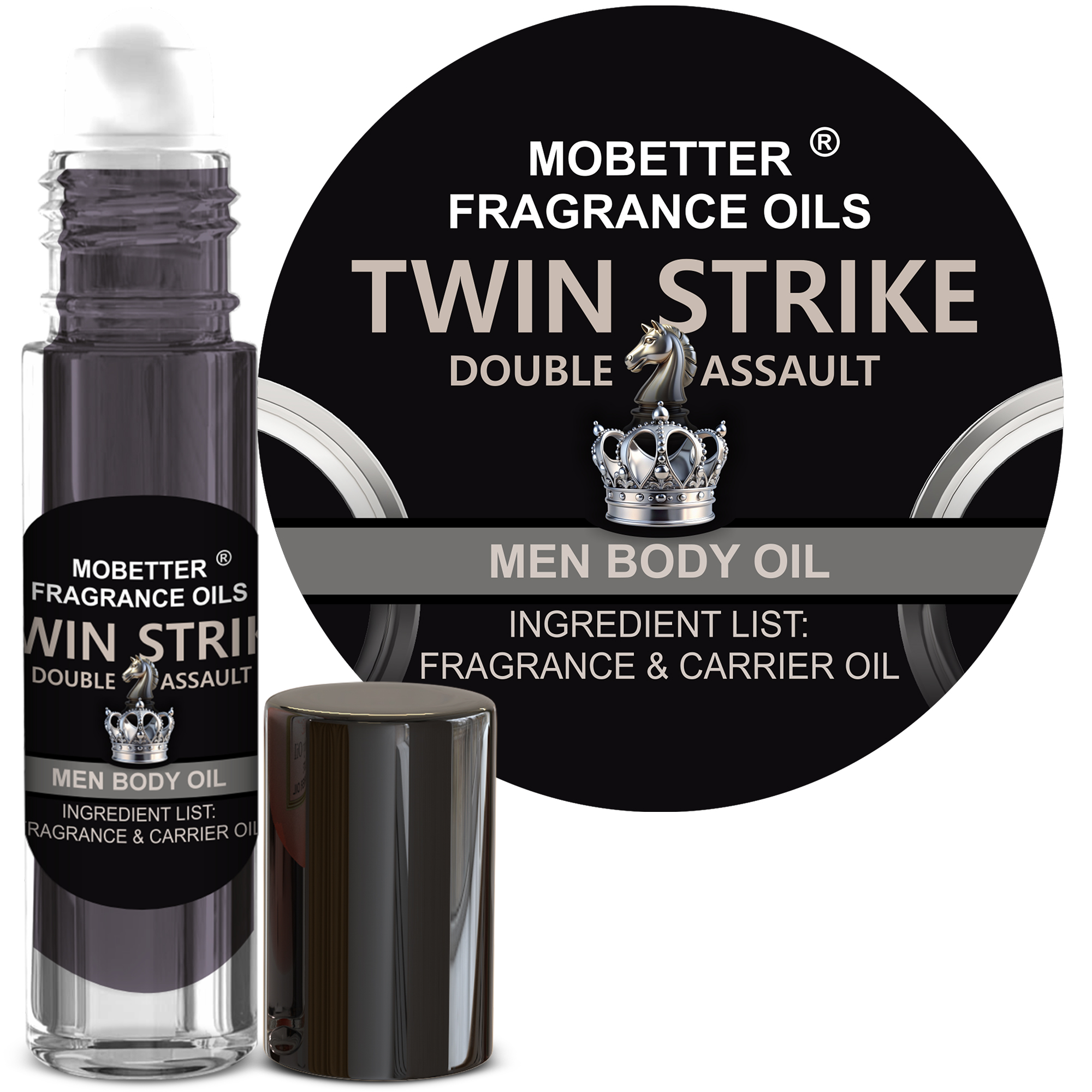 B0HBLS2TFG.MAIN Twin Strike Double Assault Fragrance Body Oil for Men - Image 1
