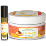 Mango Body Butter & Body Oil Set, Moisturizing Body Care, Nourishing Feel, Long-Lasting Scent